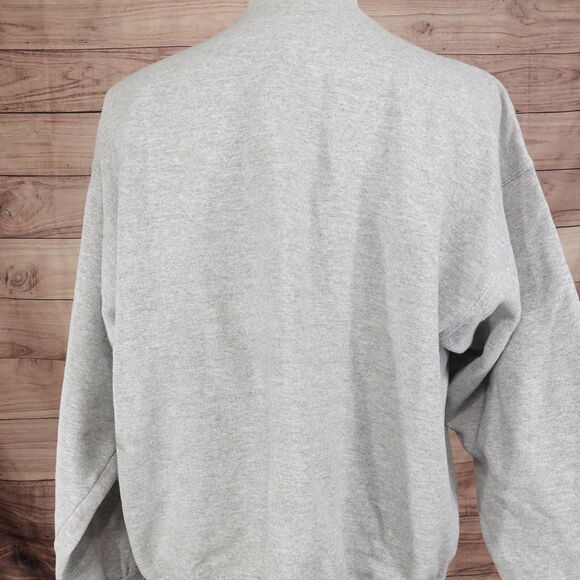 VINTAGE ST LOUIS RAMS EMBROIDERED GREY CREW NECK SWEATSHIRT SIZE XL - Picture 6 of 8